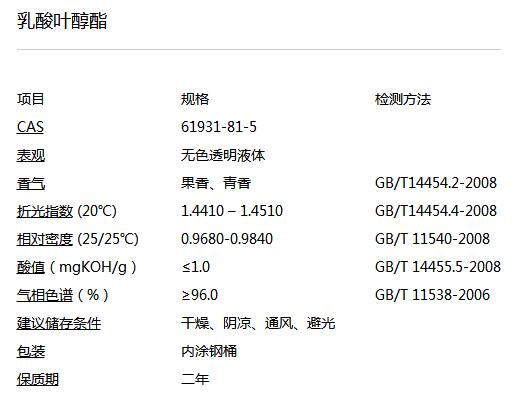 Cis-3-hexenyl lactate